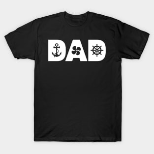 Boat Captain Dad T-Shirt